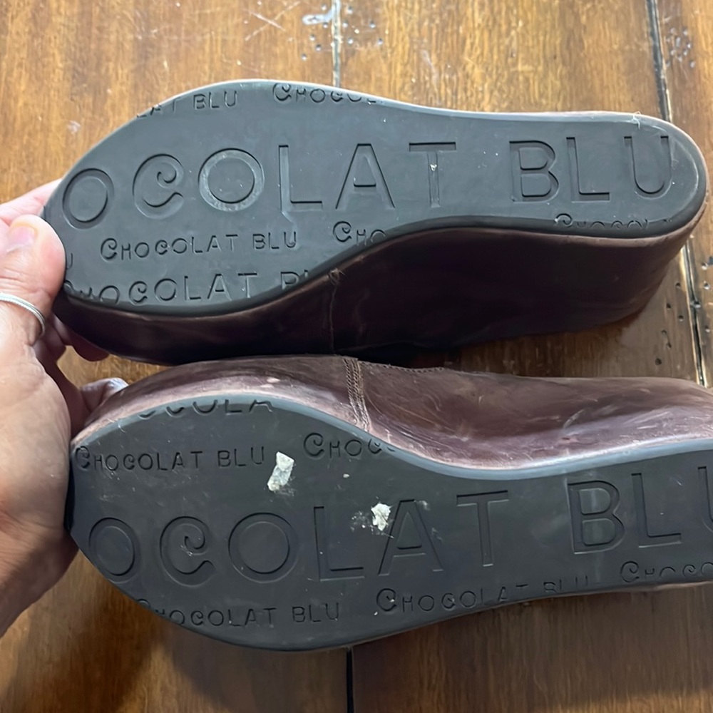 wedge clogs Chocolat Blu